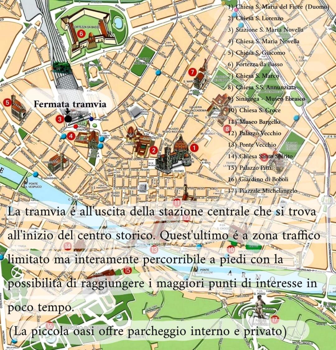 La Piccola Oasi Con Parcheggio Apartment Флоренция Екстериор снимка